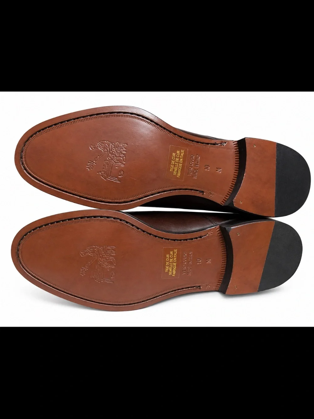 Bostonian Made in Italy Brown Leather Plain Toe Shoes